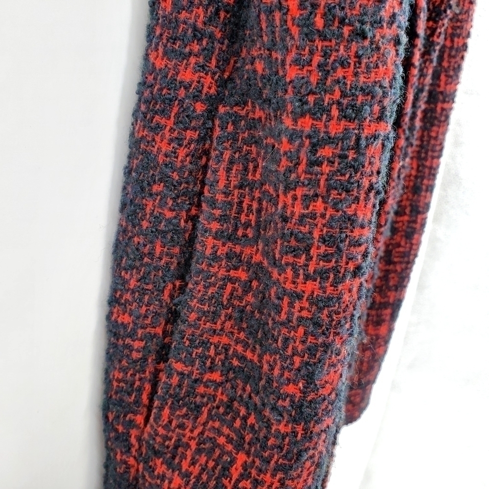 Bcbgeneration Red Knit Split Back Hooded Vest Wit… - image 7